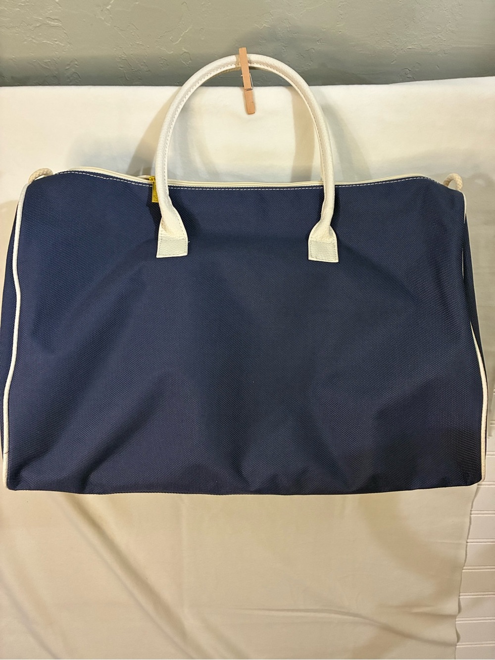 Estee Lauder Navy and White Travel Tote